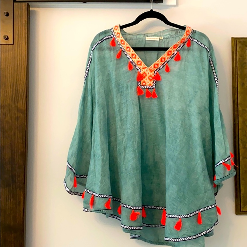 Swim cover up/poncho- NEW